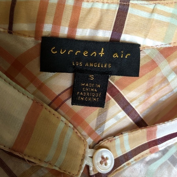 ANTHROPOLOGIE CURRENT AIR Ruffle Blouse Size S - Picture 7 of 8